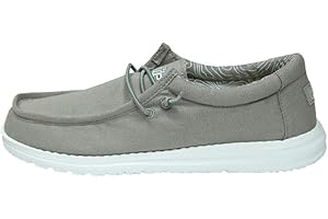 Hey Dude Boy's Wally Youth Multiple Colors | Boy’s Shoes | Boy's Lace Up Loafers | Comfortable & Light-Weight