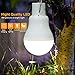 Solar Light Bulb Portable Solar LED Light Solar Panel Powered Rechargeable Lights with Light Sensor for Home Shed Barn Indoor Outdoor Emergency Hiking Tent Reading Camping Night Work Light(3pack）