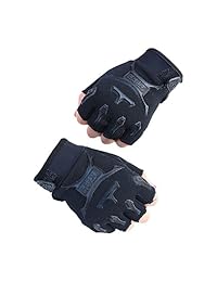 Guantes cortos sin dedos para niños para ciclismo, MTB, ejercicio, patinaje, patinaje, patinaje