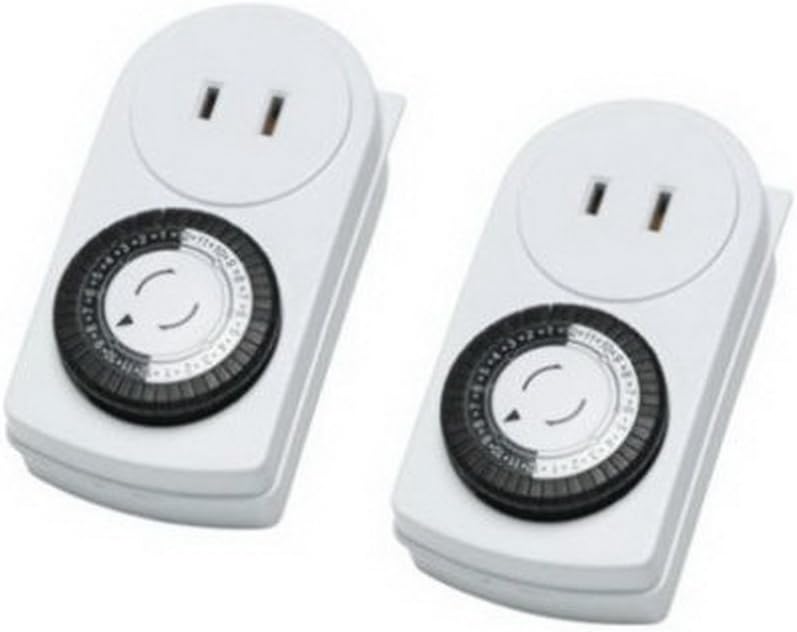 Ikea Pack 2 Timer 24 Hours Lights Lamp Ac Appliance Electronics Indoor by Timer Switches