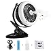 WEINAS Battery Operated Fan, 2 in 1 Misting Fan Clip On Baby Stroller Fan Rechargeable USB Portable Mini Desk Table Fan for Home,Office,Travel