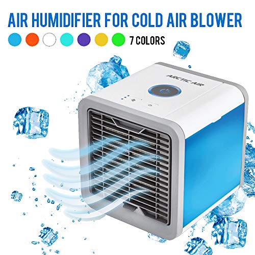 OSB STYLE USB Mini Portable Air Conditioner Humidifier Purifier 7 Colors Light Desktop Air Cooling Fan Air Cooler Fan for Office Home