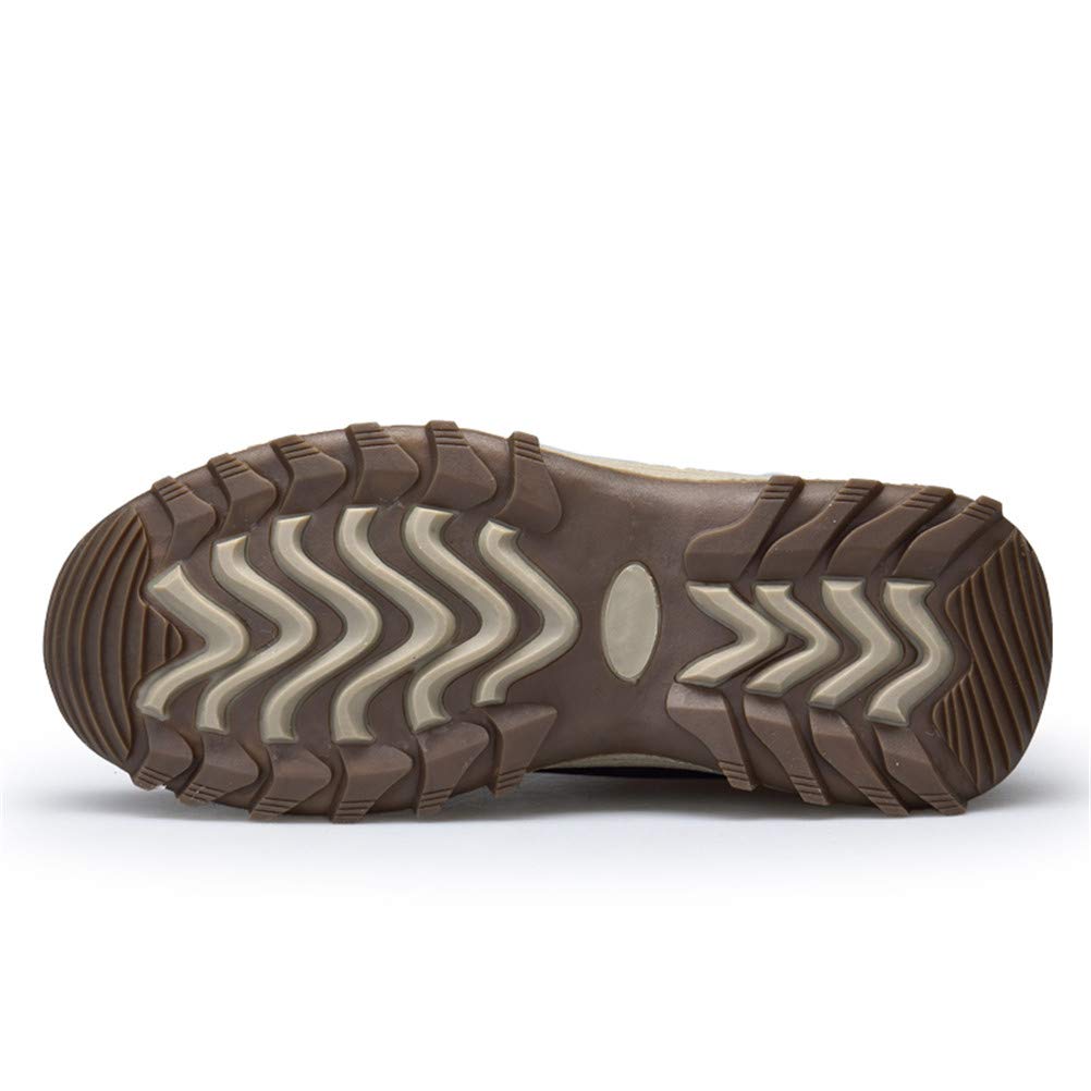 AZOOKEN Hombre Mujer Botas de Invierno Zapatillas Trekking Senderismo Impermeables Nieve Antideslizante Calientes Botines (572-Blue44)