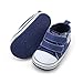 Itaar Baby Canvas Sneaker Infant Toddler Dual Strap Trainer Anti-Skid Rubber Sole Prewalker Shoes for indoor outdoor walking
