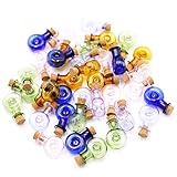 2ml Small Mini Glass Bottles Jars with Cork