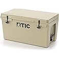 RTIC 65 QT Ultra-Tough Cooler Hard Insulated Portable Ice Chest Box for Beach, Drink, Beverage, Camping, Picnic, Fishing, Boat, Barbecue
