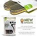XINIFOOT 3 Pairs Comfortable Breathable Insoles - Comfort Cushioned for Running Walking Hiking, Replacement Comfort Inserts Shoes Pad for Women (US 4-7)