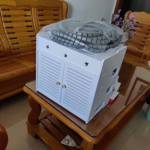 Floating Shelf,WiFi Router Modem, Cable Power Plug Wire