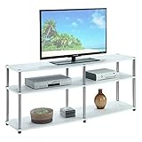 Open Concept Three Tier 60 Inches TV Stand, No