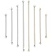 Outus Stainless Steel Necklace Bracelet Extender Chain Set, 8 Pieces (Gold, Silver)