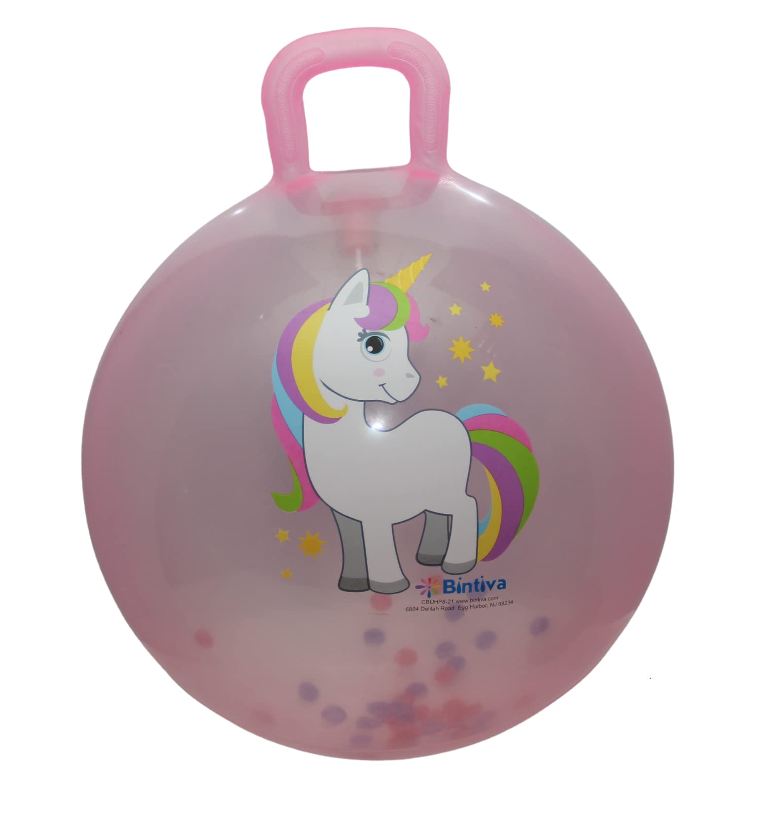 Hopper Ball Hippity Hop 45 Cm / 18 Inch Diameter - Unicorn Toys for Girls Age 4-6 - Unicorn Gifts for Girls 3-6