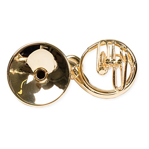 Sousaphone Miniature Replica Gold Brass Tone 2 x 2.5 Resin Refrigerator Magnet