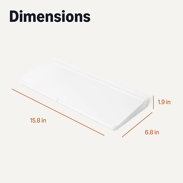 AMAZON BASICS DESKTOP DRY ERASE WHITEBOARD WITH ORGANIZER AND ACCESSORIES, TEMPERED GLASS, 15.7 X 5.4 INCHES, WHITE