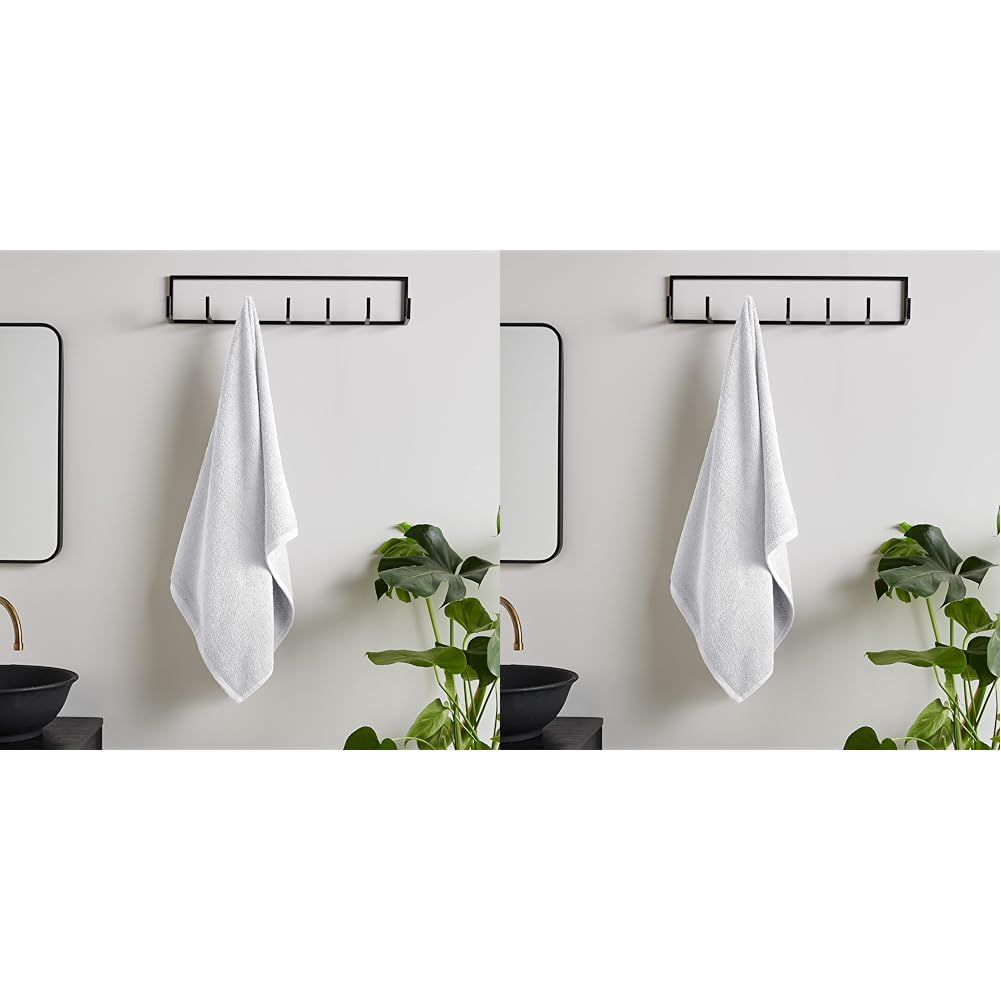 Catherine Lansfield Quick Dry Cotton Hand Towel White (Pack of 2) — image 1