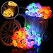 OMGAI Ball Fairy Lights, 17Ft 60 LED Waterproof Color Changing Globe String Lights with Remote Control for Outdoor, Home, Garden, Wedding, Party,Christmas Tree Decoration, Warm White and Multi-Color