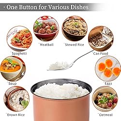 EduSoho 12V Travel Rice Cooker for Car, Portable