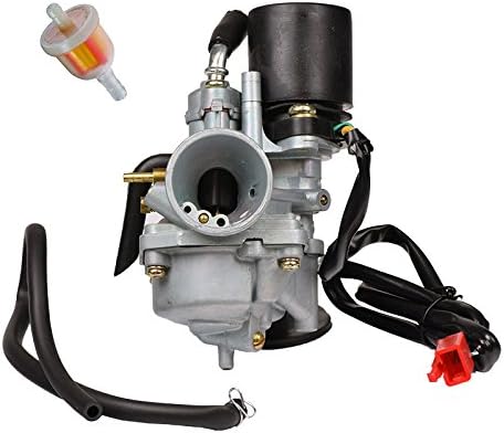 Monster Motion19 mm PZ19J Carburetor for 2-Stroke 50cc 1E40QMB Engines with Fuel Filter