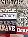 Military 12x12 Scrapbooking Page Kit, 13 pcs. Hero, USA, Brave, Courage, Duty Calls