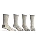 Ballston Medium Weight 86% Merino Wool Socks for Winter & Outdoor Hiking and Trekking - 4 Pairs for Men and Women(Lunar Gray, M (Fits Men's Shoe 5-9, Women's 6-10))