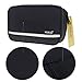 MLMSY Travel Toiletry Bag Cosmetic Organizers with Hanging Hook Use in Hotel,Bathroom(Black)