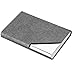 Business Name Card Holder Luxury PU Leather & Stainless Steel Multi Card Case,Business Name Card Holder Wallet Credit Card ID Case/Holder for Men & Women (Gray)