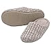 HomeIdeas Women's House Indoor Slippers Memory Foam Slip-on Bedroom Cozy Summer Lightweight Outdoor Shoes with Rubber Sole (Size 7-8 B(M) US, Beige)