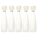 15x100cm Straight White Heat Resistant Hair