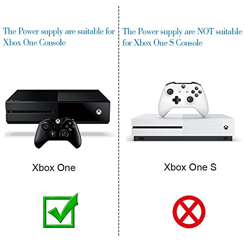 Power Supply for Xbox One, [Newest Version] WEGWANG AC Adapter Cord