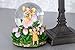 Elanze Designs Pixie Dust Fairies 100MM Sturdy Wind Up Music Glitter Water Snow Globe Tabletop Dresser Nightstand Figurine Decoration Plays Tune You are My Sunshine