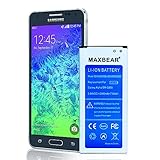 Galaxy Alpha G850 Battery,MAXBEAR [2060mAh] Replacement Li-ion Battery EB-BG850BBC EB-BG850BBU for Samsung Galaxy Alpha SM-G850 [12 Month Warranty ]