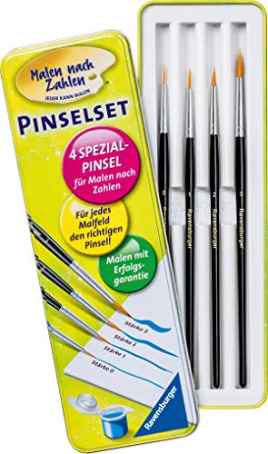 Ravensburger Malen nach Zahlen 29099 - Pinselset – Kinder ab 7 Jahren und Erwachsene, 30 x 30 x 20 cm – Bild 3