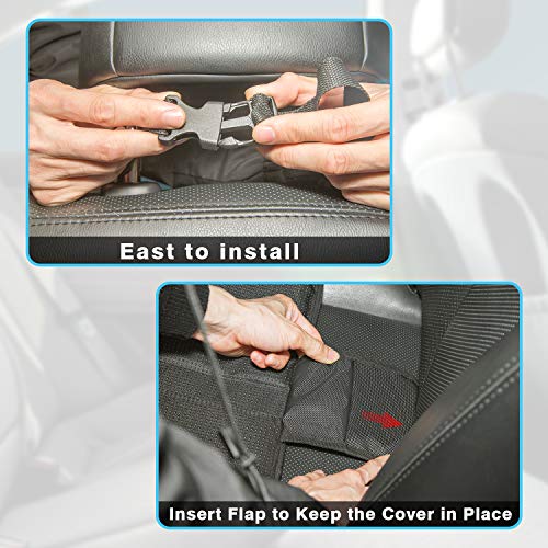 Car Seat Protector, Shynerk Auto Seat Cover Pad Under Baby Carseat, Anti-Slip, Waterproof Car Seat Mat Protector with Thickest Padding for Infants - Covers Great for Child & Baby Carseats, Dog Mats