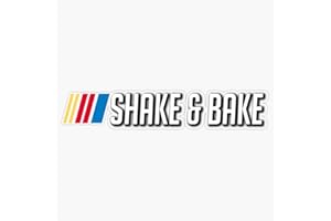 EMC GRAPHICS Shake & Bake Vinyl Waterproof Sticker Decal Car Laptop Wall Window Bumper Sticker 5"