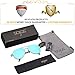 SOJOS Classic Aviator Sunglasses for Women Men Metal Frame Spring Hinges SJ1030, Silver/Blue