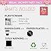 Juvale Miss to Mrs Bridal Shower Plates, Napkins, Cups and Cutlery (Serves 24)