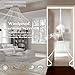 MAGZO Thermal Door Screen Fit Door Size 36 X 80, EVA Magnetic French Door Screen for Kitchen Heat Dust Smell Proof