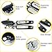 Can Opener - Premium Quality - Built in Bottle Opener - Heavy Duty Stainless Steel Blades, Easy Turn Knob and Ergonomic Handles