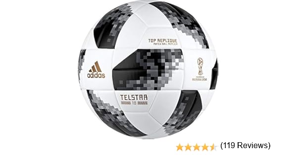 adidas World Cup TOPR Balón, Hombre, (Blanco/Negro/Plamet), 4 ...