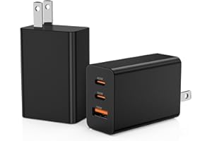 Susnwere 65W USB C Charger Block, 3-Port 100W USB C & USB A Fast Charging Block Multiport PD+QC Technology for All iPhone 17 