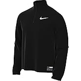 Nike Golf Club Men's Dri-FIT 1/2-Zip Golf Jacket (Black/Black/Black/White, FQ1155-011)