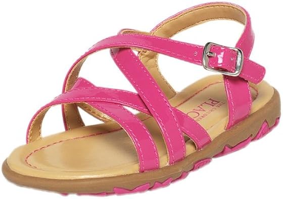 cerise pink strappy sandals