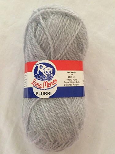 Lana Moro Flurri Gray 100% Pure Super High Bulk Brushed Acrylic Knitting Yarn