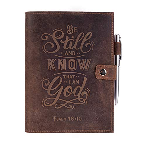 moonster Refillable Leather Journal Lined Notebook Journals for Women