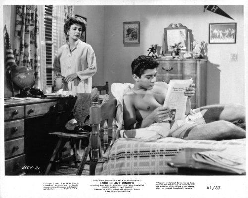 Paul Anka Shirtless Ruth Roman Orig 8x10 photo G7432