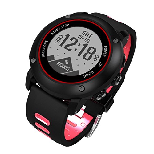 Boofab Multifunction UW90 4G Smart Watch Outdoor Sports Running IP68 Waterproof The treadmill Watch With GPS Positioning (Red) - Thumbnail 3