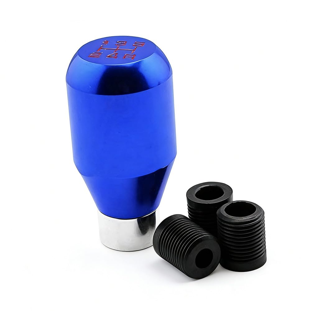 Gear Shift Knob Manual Gear Stick Shift Knob Car Gear Knob Shifter 5 Speed Car Gear Knob Shifter,MASO Universal Manual Shift Knob Aluminum（Blue)
