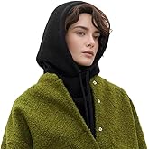 Upbull Knit Balaclava Hood Hat Scarf Women 2 in 1 Hooded Scarf Winter Beanie Hats Beanies Knitted Crochet Hat Scarfs Set 2025