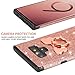 Casetego Compatible Galaxy Note 9 Case,Glitter Sparkle Bling Shock Absorbing Flex TPU Rubber Case Cover with Ring Grip Holder Kickstand for Samsung Galaxy Note 9(2018)-Rose Gold