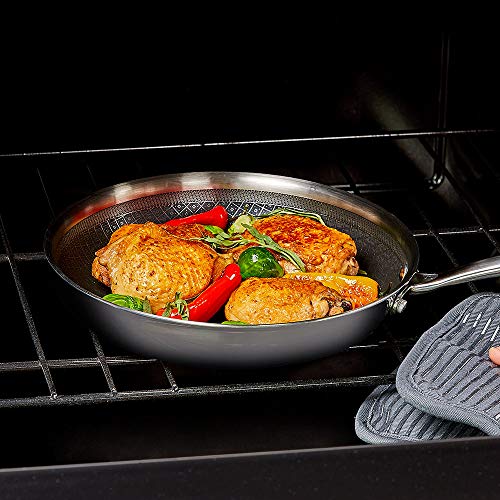 Copper Chef Titan Pan, Try Ply Stainless Steel Non Stick Pans (11 Inch