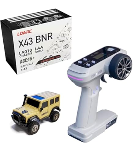 LDARC X43 RTR ミニクローラー　イエロー Amazon.com: LDARC 1:43 Scale Mini RC Crawler RTR RC Rock